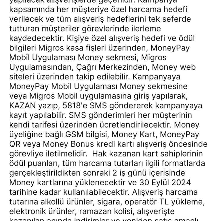 Migros Money Aldat. Ma. Ca. Sı.