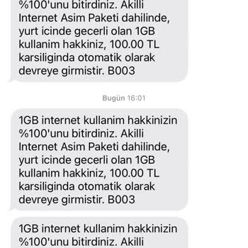 Vodafone Tarife Aşım Ve Pahalı Paketler