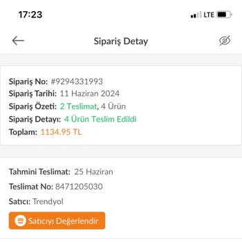 Trendyolmilla Trendyol Express Gelibolu Kargomu Kaybetti.