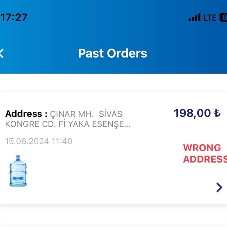 Erikli Su Esenyurt Bayisiyle Yaşadığım Teslimat Sorunu