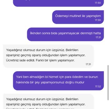 Getirin Müşteriyi Temsil Etmeyen Müşteri Temsilcileri
