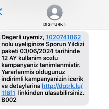Digiturk Yapmış Olduğum 12 Aylık Yeni Aboneliği 10 Günde İptal Ettiler