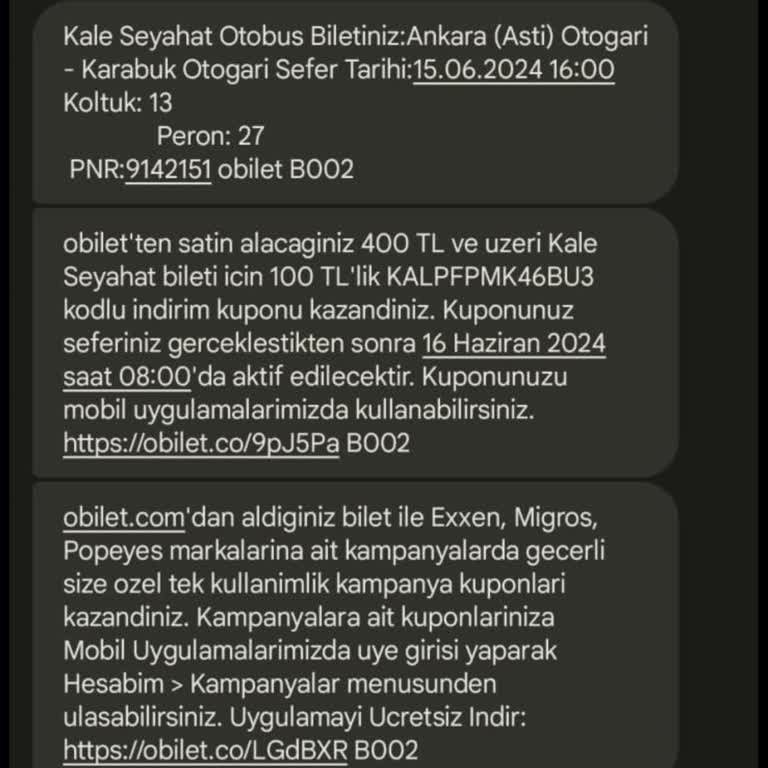 Kale Seyahat Turizm Otogarda Yolcu Almaması