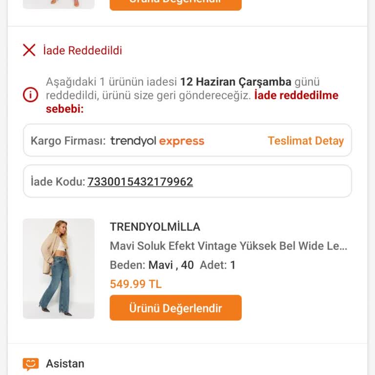 Trendyolmilla Ürünüm Kayıp İadem Olmuyor!