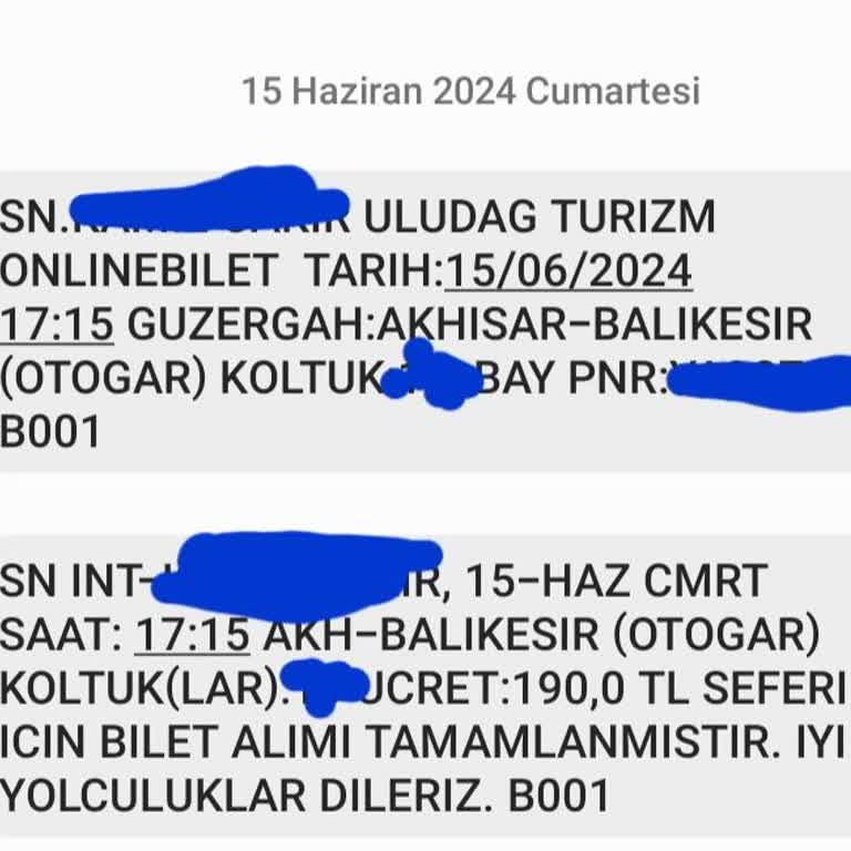 Uludağ Turizm Belirtilen Sürede Otogara Girememe, Geç Kalma