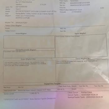 Genpa Servis İşçilik Parası