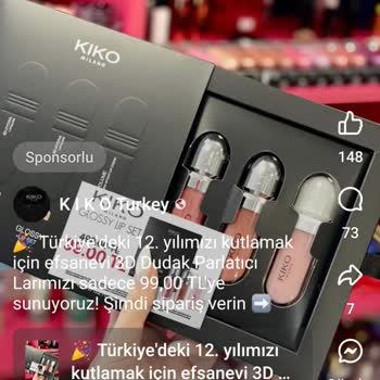 Kiko Milano Sahte Sayfası. 3 Lü Ruj Kumpanyası Dikkat