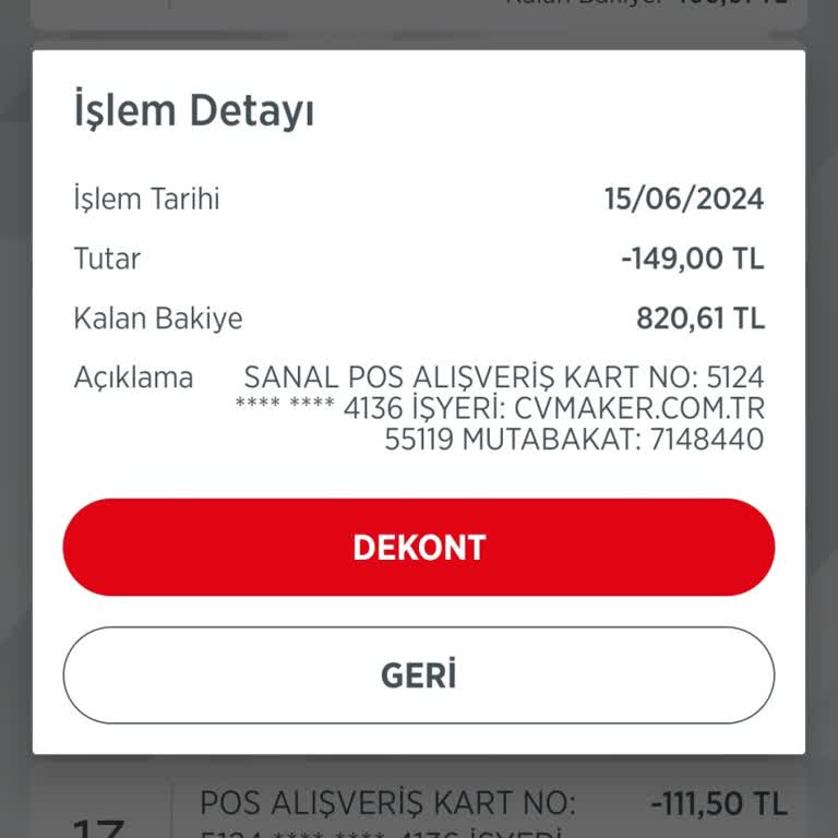 Cvmaker.com.tr Bilgim Dışında Hesabımdan Para Çekilmiş!