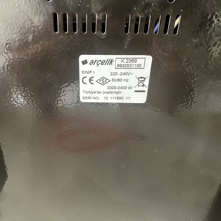 Arçelik Tost Makinesi 2369 Isıtıcı Temin Yok Diyor