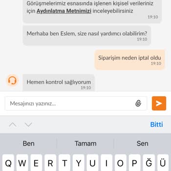 Trendyol Yemek Terbiyesizlik Yaptı Mağduriyetimi Gidermedi
