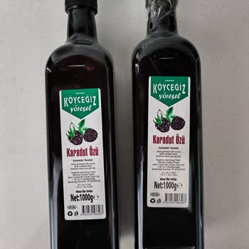 Köyceğiz Balı Karadut Özü Diye Ekşi Tatlı Renkli Sıvı Satın Aldık