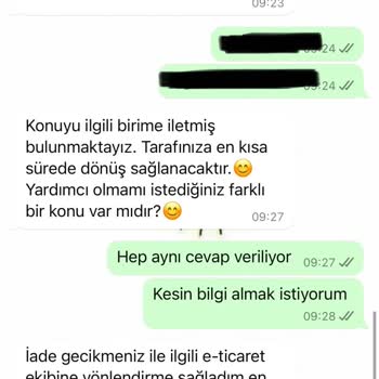 Watsons Ücret İadem 1 Aydır Yatırılmadı!
