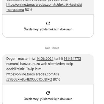 Enerjisa Toroslar Anlik Arıza