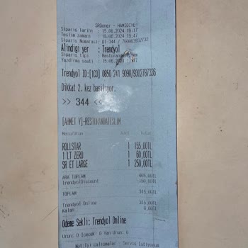 Trendyol GO Sr Döner Hijyen Problemi