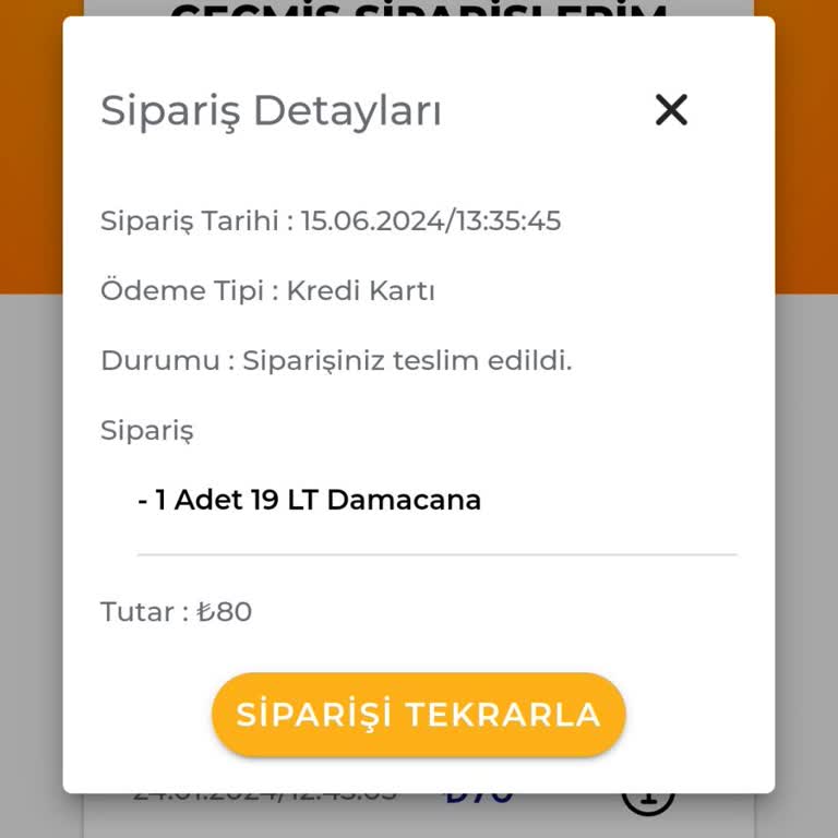 Ödeme Yapmama Rağmen Saka Su Siparişimi Getirmedi