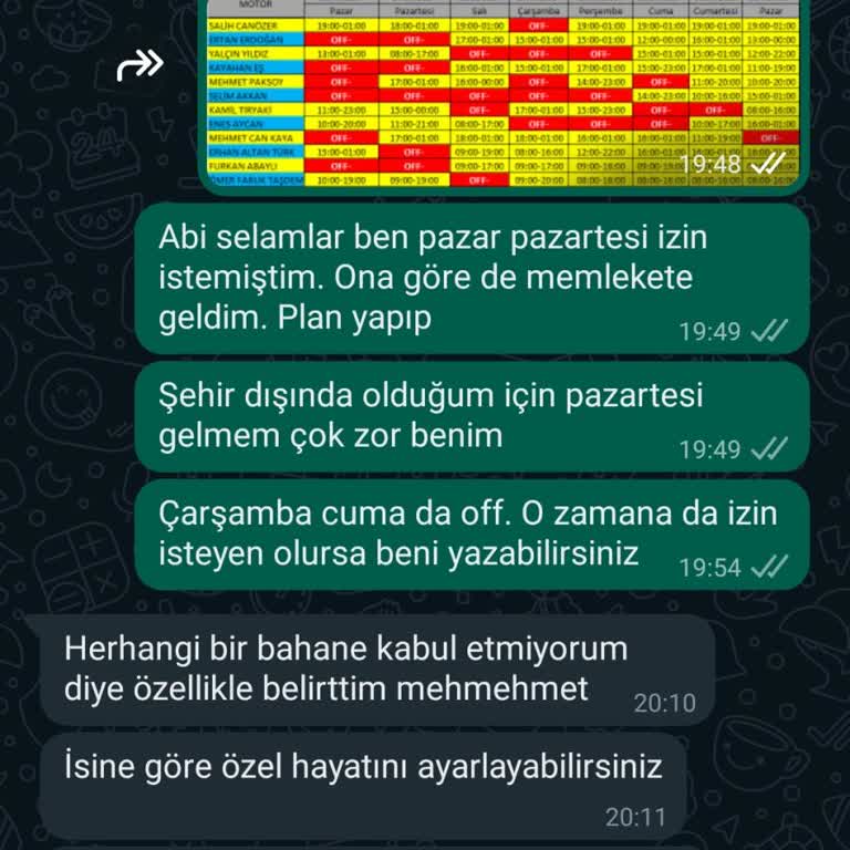 Getir Büyük İzin Günleri