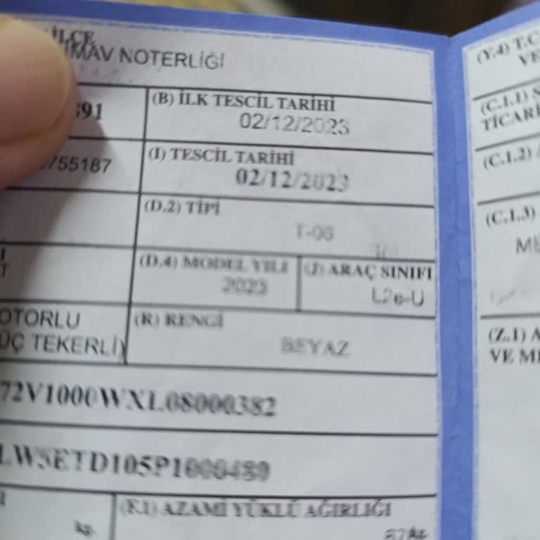 Kuba Motor Kuba Simav Dan Satın Alınan E-kamyonet Tipi Motor Arızası