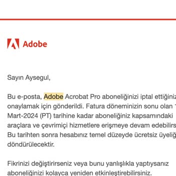 Adobe Acrobat Pro Deneme Üyeliği