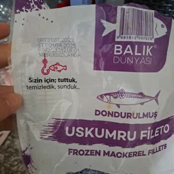 A101 Balık Dünyası Uskumru Fileto Bozuk Çıktı