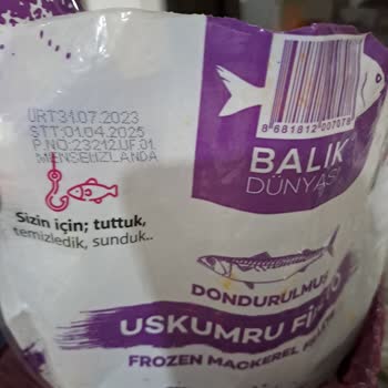 A101 Balık Dünyası Uskumru Fileto Bozuk Çıktı