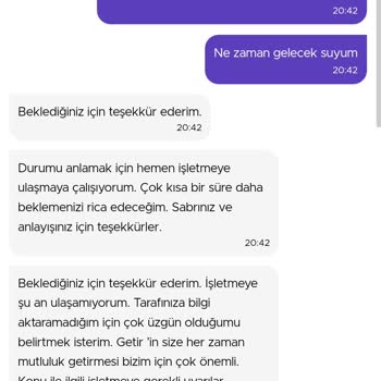 Getirin Getirmediği Su