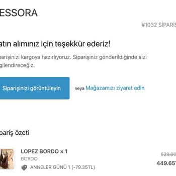 LESSORA (Bag) Sipariş Verdiğimiz Çantanın Teslim Edilmemesi Ve İletişim Sorunları