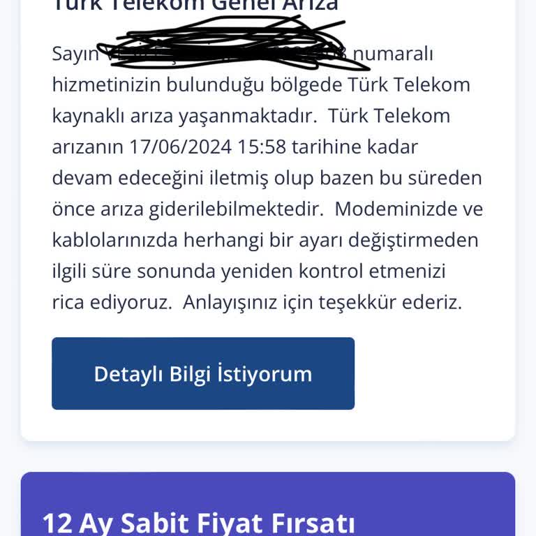 TurkNet İnternet Yok Sürekli Kesiliyor