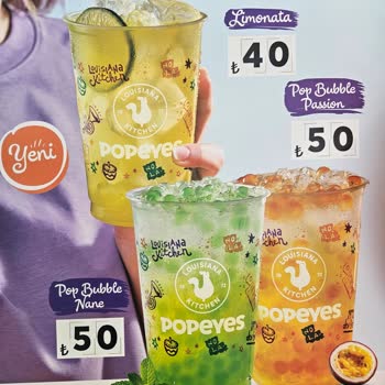 Popeyes Cappy Limonata Satıyor Ve Kahve Sorunsalı