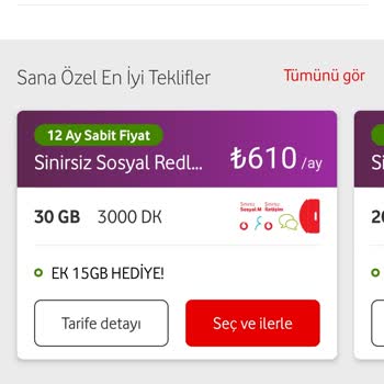 Vodafone Tarife Ücret Şikayet