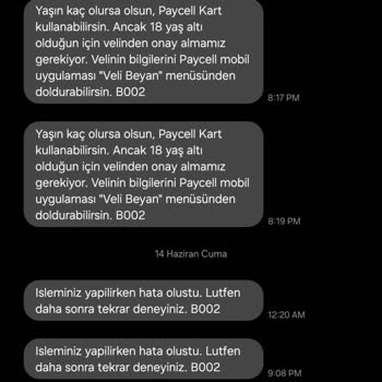Paycell Premium Hesap Onay Sorunu