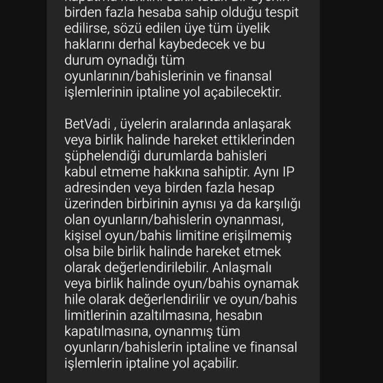 Betvadi Yatırım Ve Bonus Vaadiyle İlgili Sorun Yaşadım