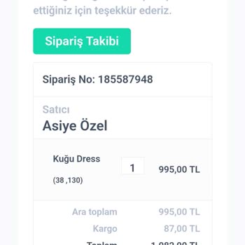 Asiye Özel Şakiroğlu Özel Tasarım Elbise Satın Alma Deneyimim