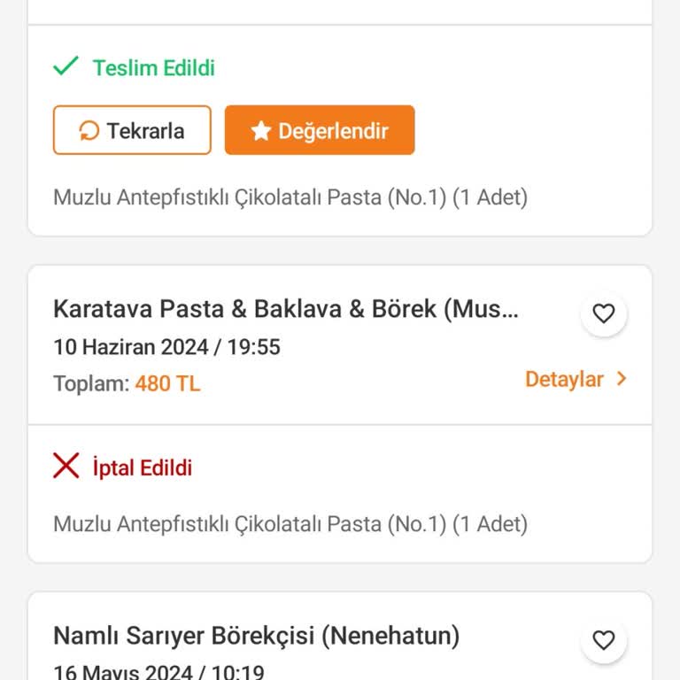 Trendyol Gelmeyen Pastanın Parası Alindi Lütfen Paramı İade Edin