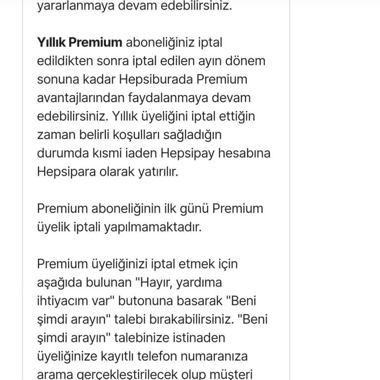 Hepsiburada'da İstenmeyen Premium Üyelik Sorunu