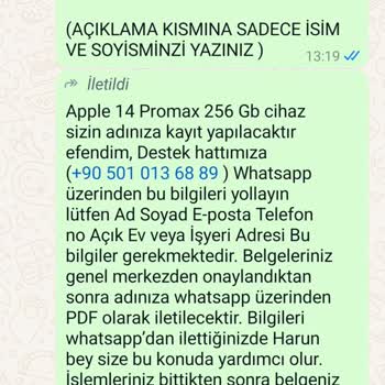 Karacadağ Ticaret (Doğu İletişim) Çekiliş Kazandınız Adı Altında Para İsteme