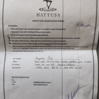 Hattuşa Vacation Thermal Club Hattuşa Erzin Otel Hediye Tatil Yalanı