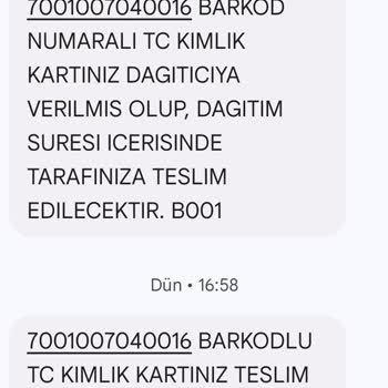 PTT Kargo Hizmet Eksikliği Kimlik Yok