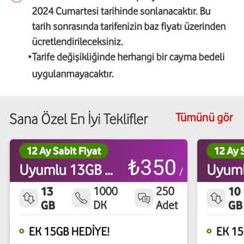 Vodafone Çok Uçuk Bir Fiyat Farkı İle Taahhüt Yapmaya Zorluyor