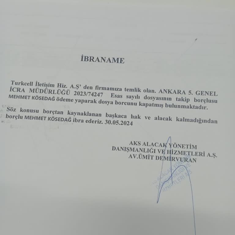 AKS Alacak Yönetim Danışmanlığı Ve Hizmetleri Aks Alacak Yönetim Şirketi