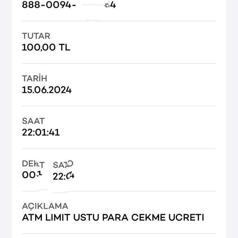 Akbank 5000 TL Üstü 100 TL Haksız Har (a) Ç Kesiyor