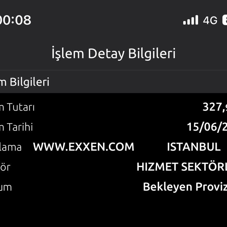 Exxen Otomatik Abonelik Ücret Tahsilatı