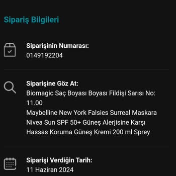 Watsons Online Ürün Şikayeti