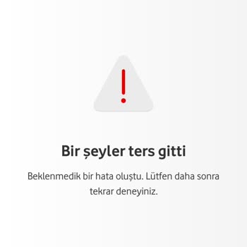 Vodafone Mobil Ödeme Hatası