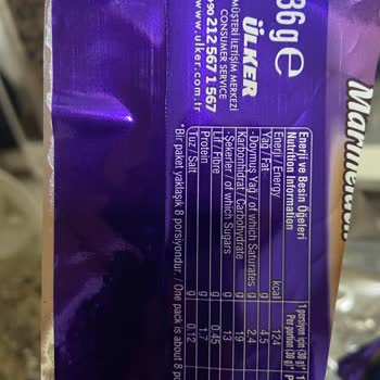 Ülker Halley Marka İçerik Ve Açıklama Yanlışlığı