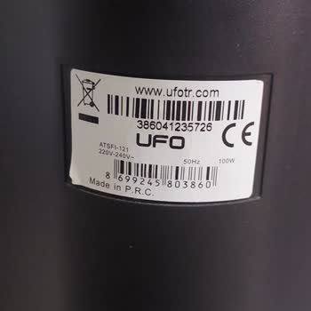 UFO Buharlı Vantilatör Bir Anda Parçalandı.