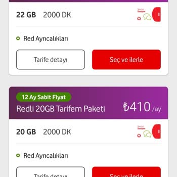 Vodafone Aynı Tarife Farklı Fiyat