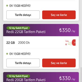 Vodafone Aynı Tarife Farklı Fiyat