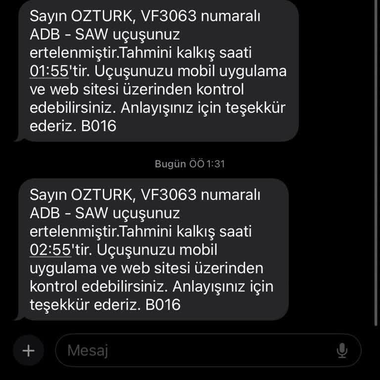 AJet (Anadolu Jet) 3 Saat Süren Ve Sonu Belli Olmayan Efsane Rötar