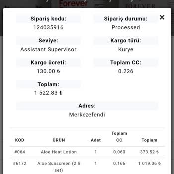 Forever Living Flptr Güneş Kreminin İçinden Su Çıktı.