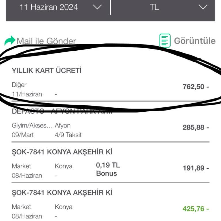Garanti BBVA Garanti Kredi Kartı Aidatı